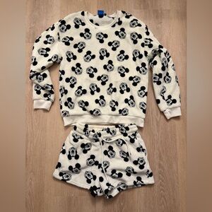 Mickey Mouse Pajama Set - Black and White